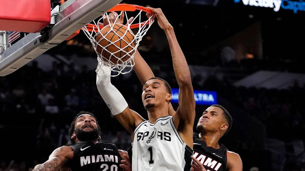 Victor Wembanyama rực sáng, Spurs đại thắng Miami Heat ở Preseason
