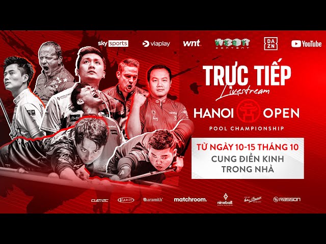 TRỰC TIẾP Hanoi Open Pool hôm nay 14/10: Ko Ping Chung vs Kyle Amoroto