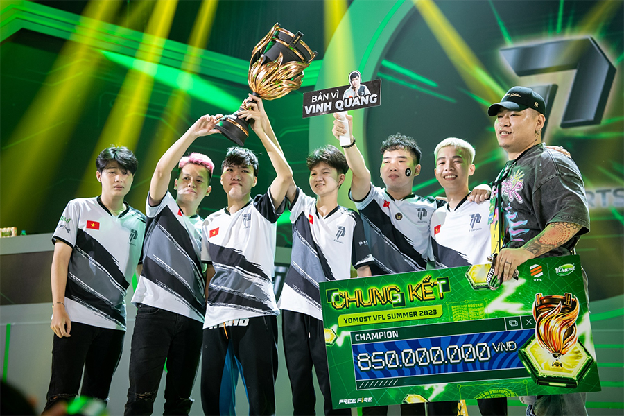 P Esports thống trị 2 chế độ của VFL Summer 2023, trở thành tân vương của Free Fire Việt Nam