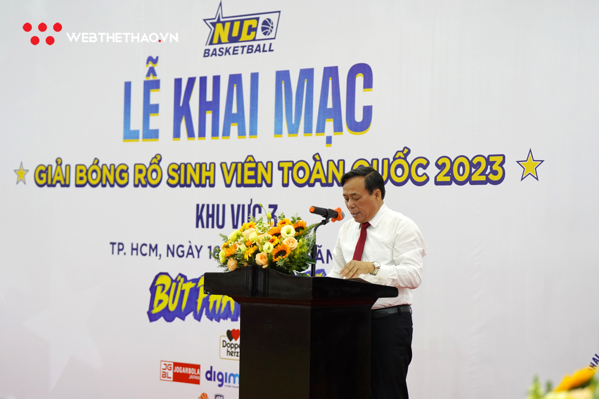 Khai mạc Giải B&oacute;ng rổ Sinh vi&ecirc;n To&agrave;n quốc NUC 2023 - Khu vực 3: Hơn 1600 VĐV tranh t&agrave;i