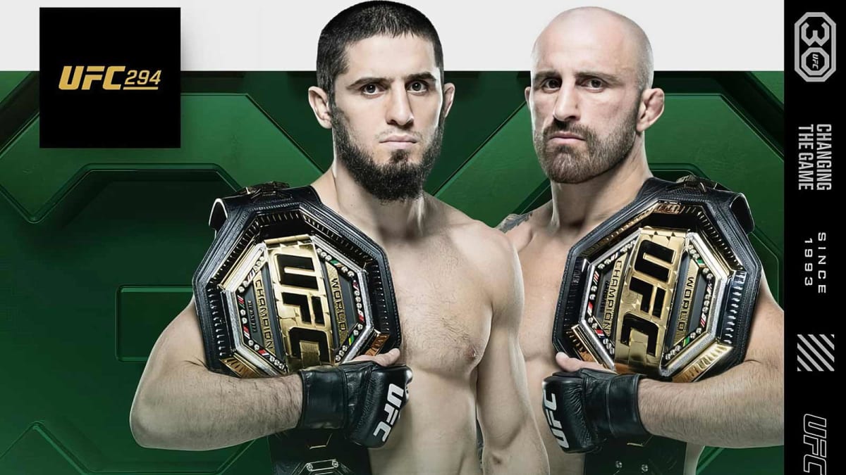 Lịch thi đấu UFC 294: Islam Makhachev vs. Alexander Volkanovski 2