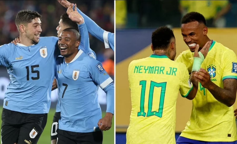 Đội hình ra sân Brazil vs Uruguay: Gabriel Jesus đá chính