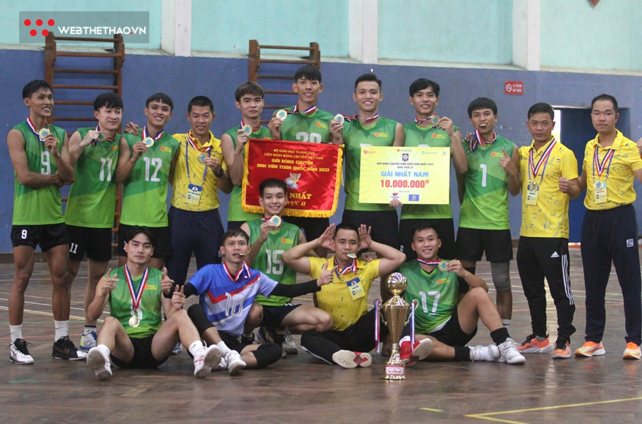 Đại học Đông Á và TDTT Đà Nẵng lên ngôi ở giải bóng chuyền sinh viên toàn quốc 2023