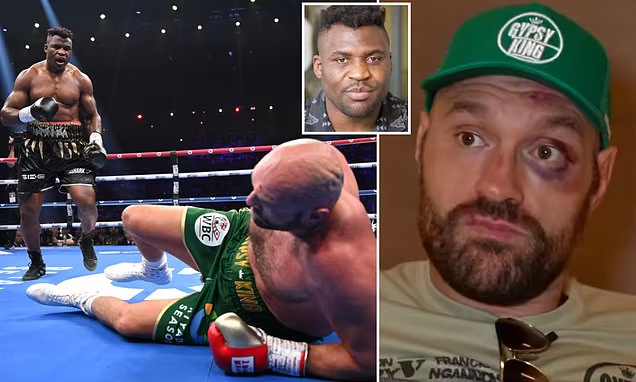 Tyson Fury bầm tím mắt thoát thua trước "cú đấm siêu nhân" của Francis Ngannou như thế nào?