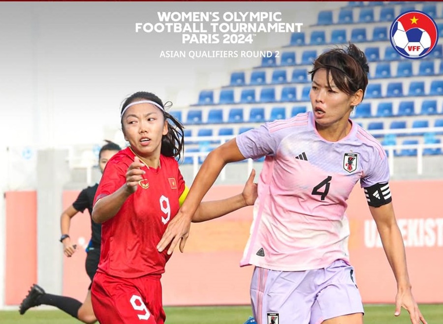 Chỉ thua Nhật 0-2, nữ Việt Nam chia tay đẹp vòng loại Olympic 2024 Chỉ thua Nhật 0-2, nữ Việt Nam chia tay đẹp vòng loại Olympic 2024