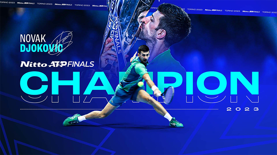 Kết quả chung kết ATP Finals 2023: Novak Djokovic vô địch, lật đổ kỷ lục của Roger Federer