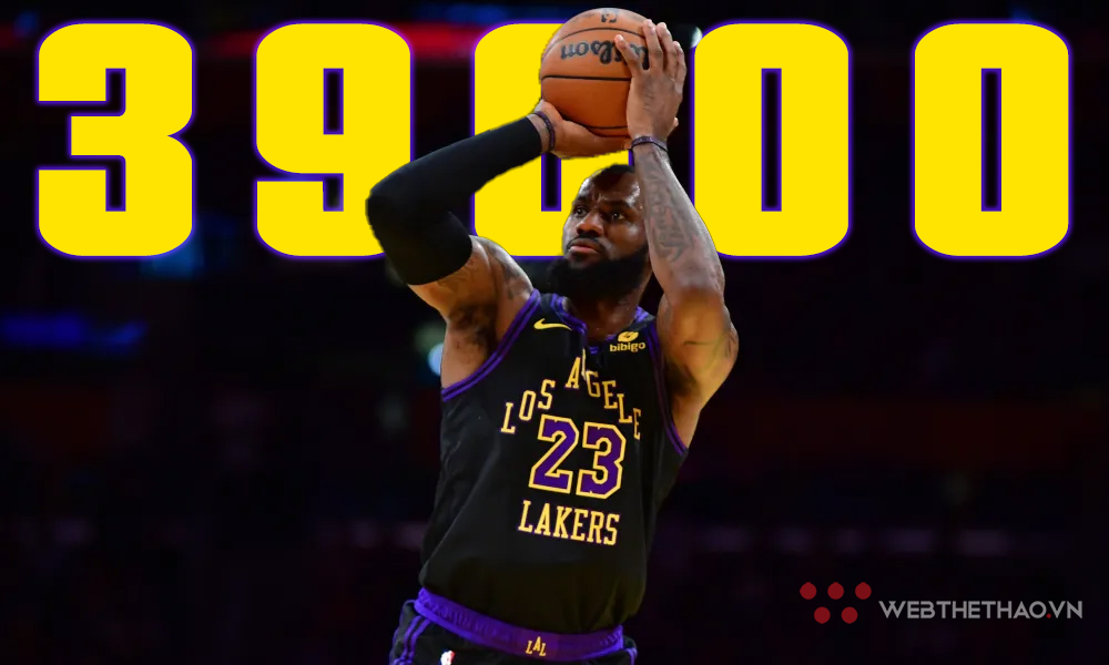 VĐV đầu tiên ghi 39.000 điểm tại NBA gọi tên LeBron James: Phía sau những con số lịch sử