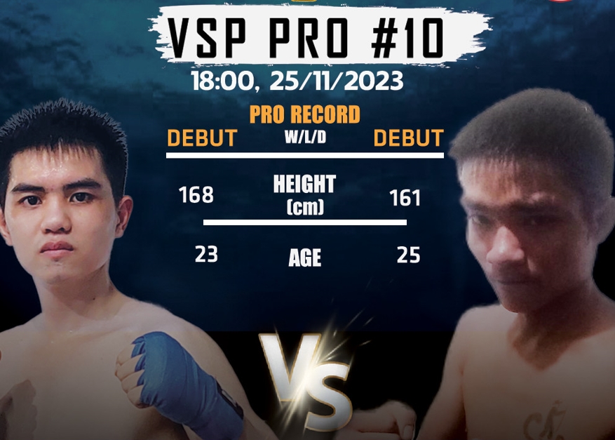 Lịch thi đấu Boxing chuyên nghiệp VSP Pro 10