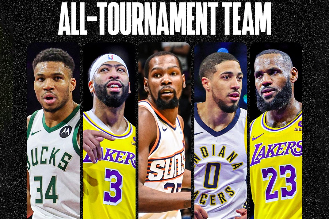 Đội hình tiêu biểu NBA In-Season Tournament: Tyrese Haliburton sánh vai cùng dàn sao khủng Đội hình tiêu biểu NBA In-Season Tournament: Tyrese Haliburton sánh vai cùng dàn sao khủng