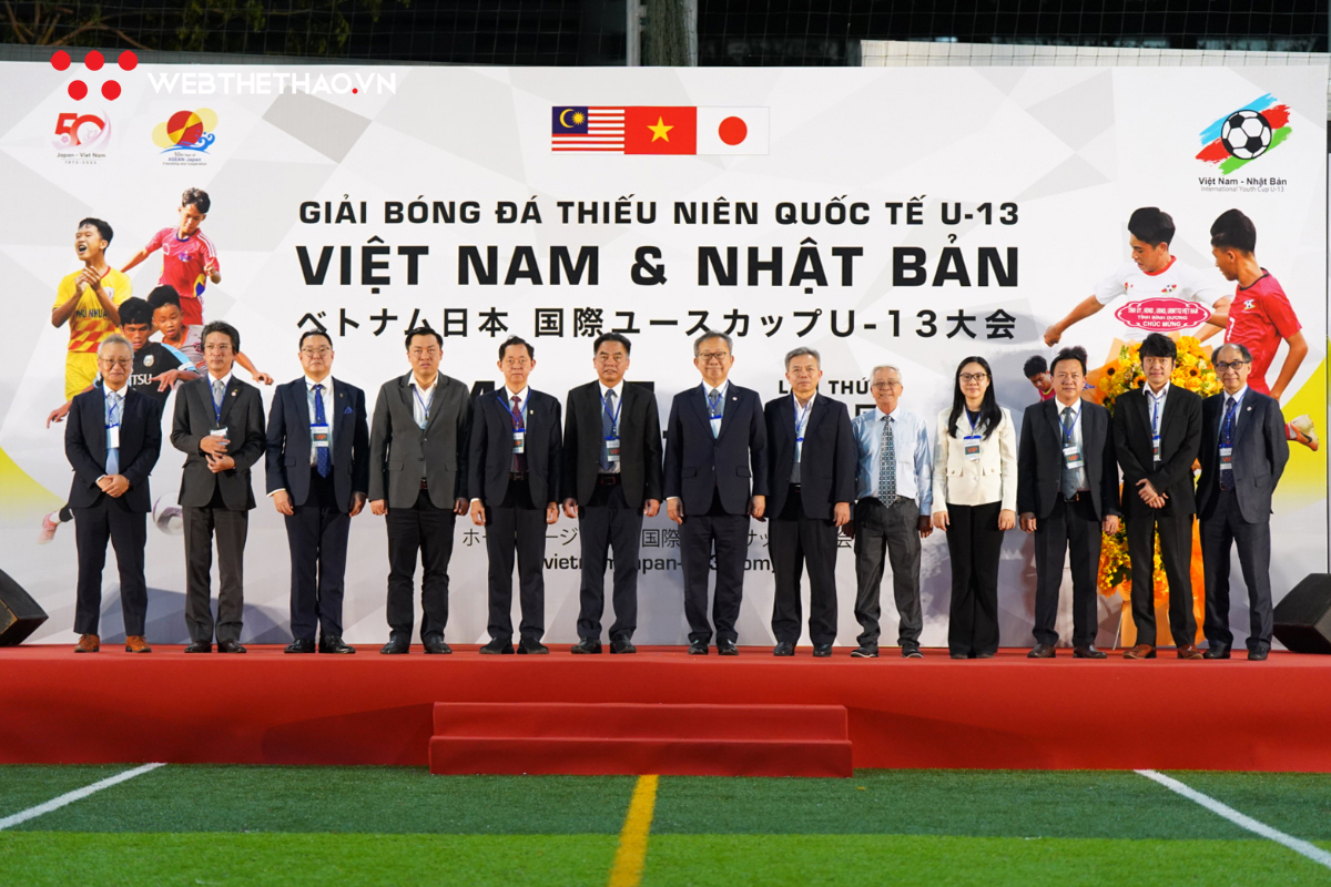Giải bóng đá Thiếu niên quốc tế U13 Việt Nam - Nhật Bản lần V-2023: 12 đội bóng từ ba quốc gia tranh tài