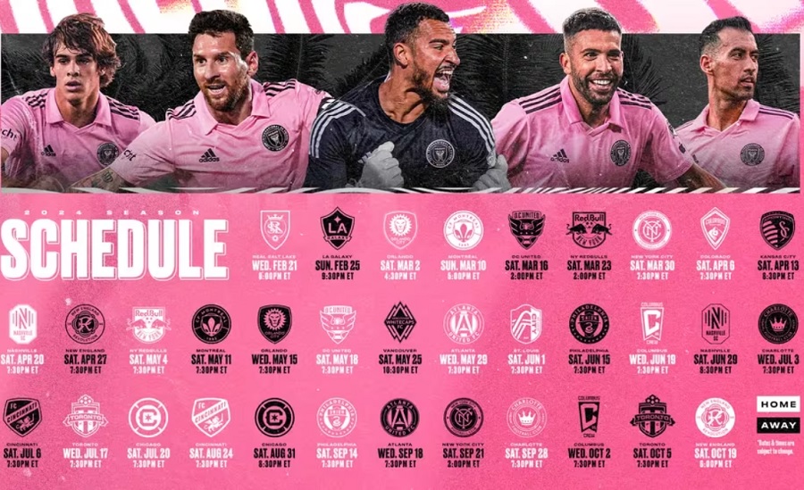 MLS c&ocirc;ng bố lịch thi đấu m&ugrave;a tới: Khi n&agrave;o Messi sẽ mở m&agrave;n với Inter Miami?