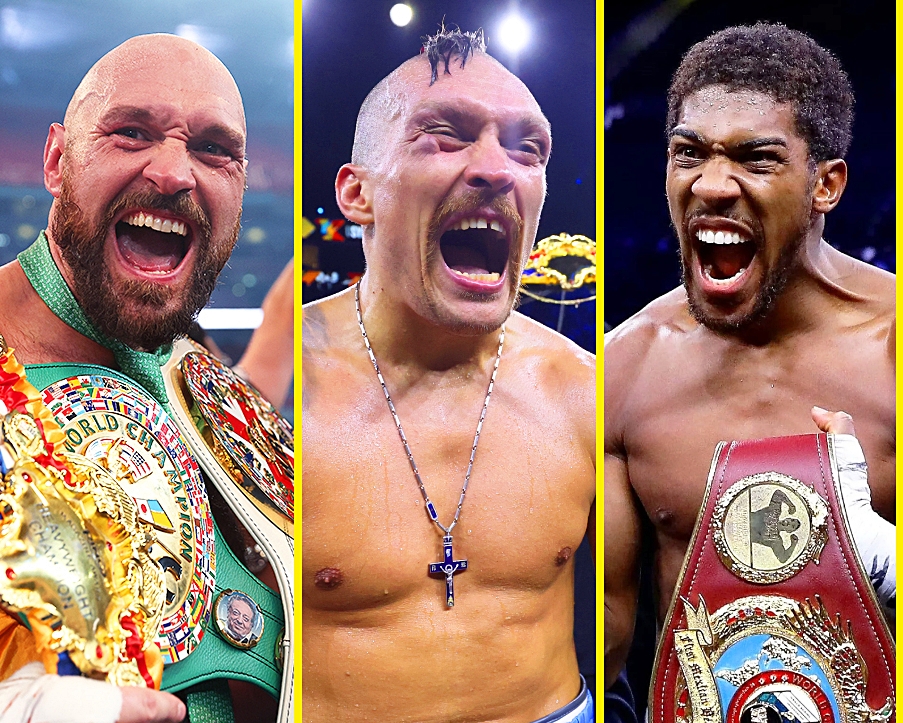 Tyson Fury, Anthony Joshua, Usyk v&agrave; 