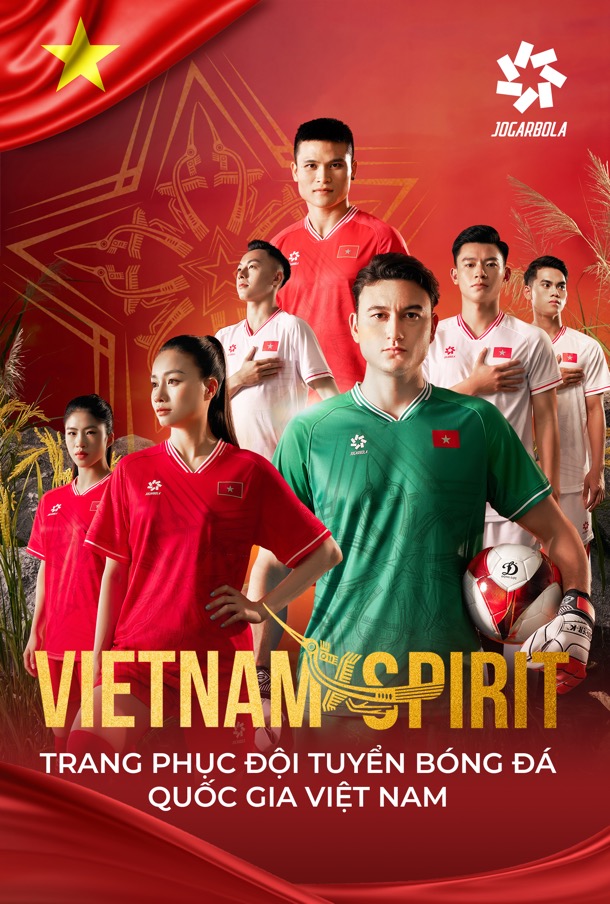 Thương hiệu Jogarbola ra mắt BST trang phục Đội tuyển bóng đá Việt Nam
