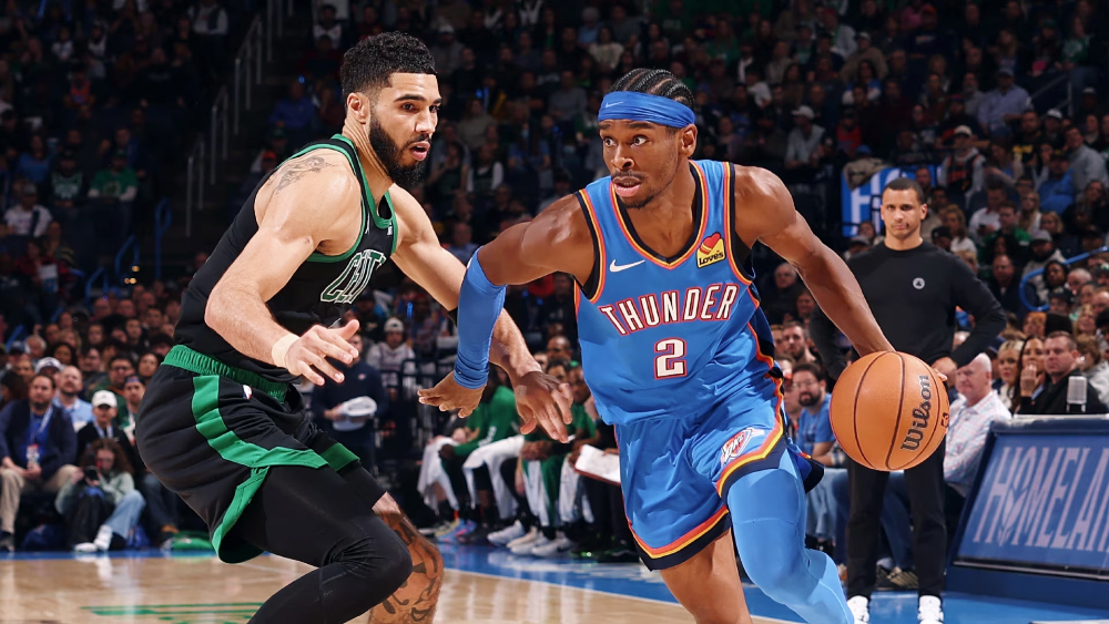 Hạ gục số 1 NBA Boston Celtics, đội hình trẻ của Oklahoma City Thunder tiếp tục bay cao Hạ gục số 1 NBA Boston Celtics, đội hình trẻ của Oklahoma City Thunder tiếp tục bay cao