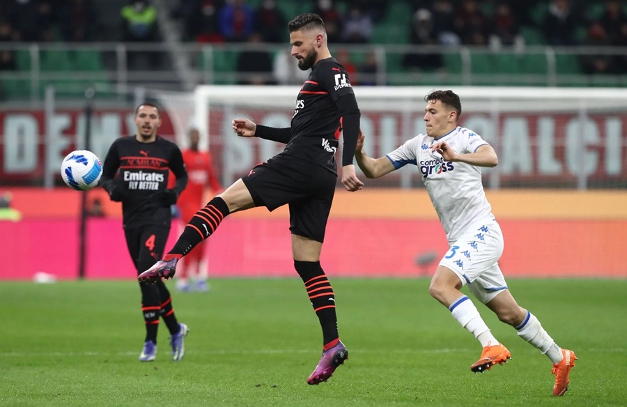 Tỷ lệ kèo trận Empoli vs AC Milan, 18h30 ngày 7/1