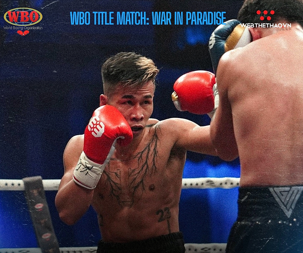 Boxing War in Paradise: Trần Văn Thảo đánh bại võ sỹ Trung Quốc