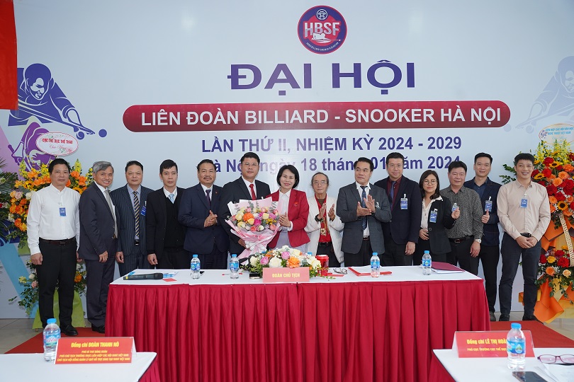 Liên đoàn Billiards & Snooker Hà Nội có tân Chủ tịch