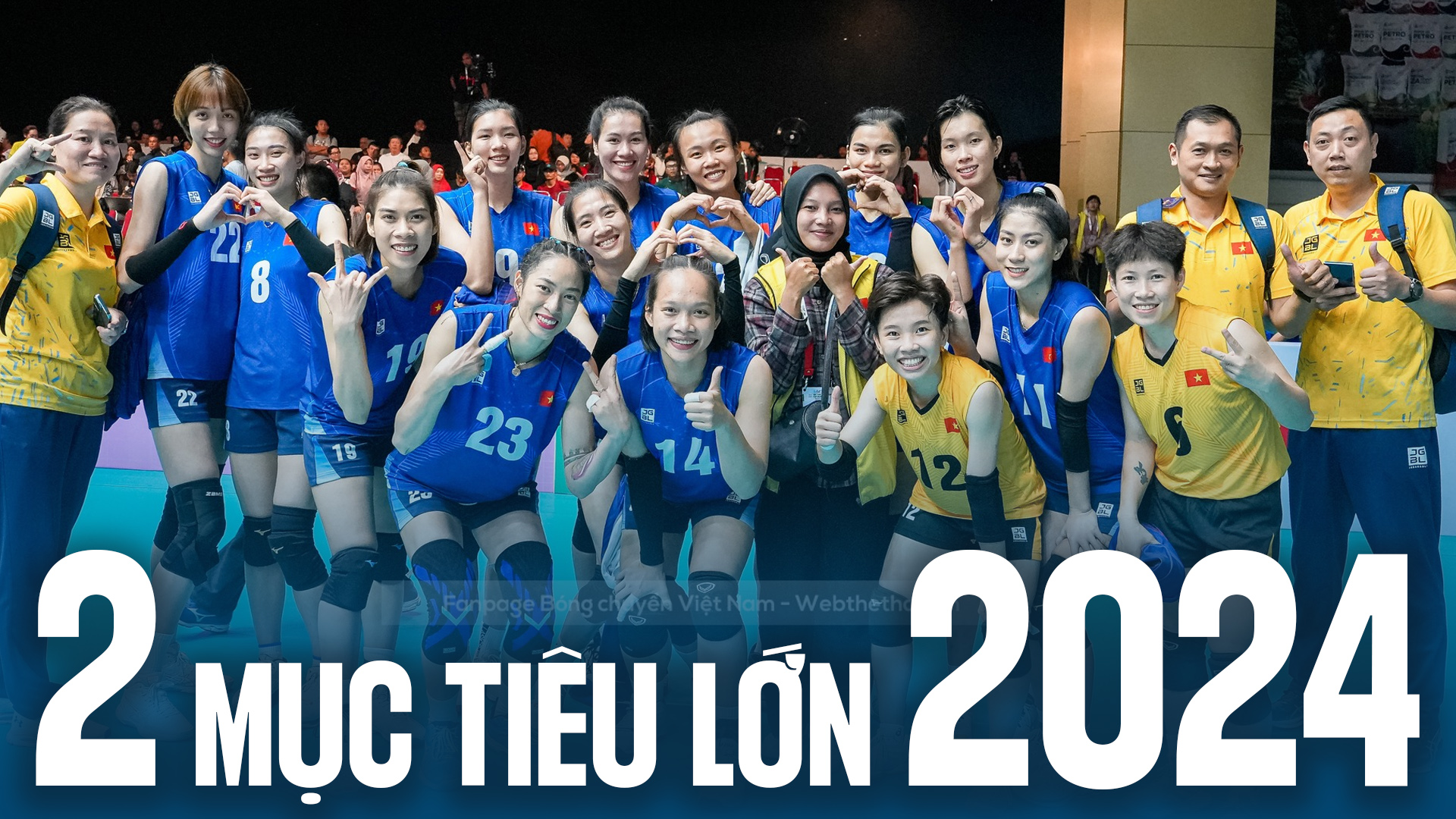 Đội tuyển bóng chuyền nữ Việt Nam đặt mục tiêu vô địch 2 giải đấu quan trọng trong năm 2024