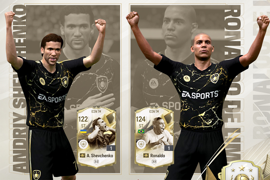 Chỉ số 2 ICON TM Ronaldo và Shevchenko trong FC Online