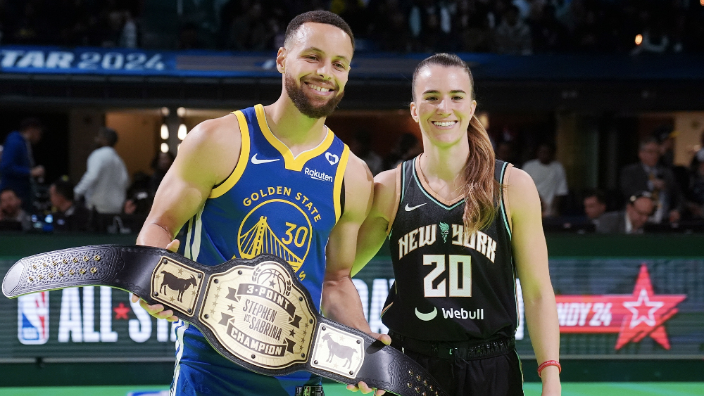 NBA All-Star 2024: Stephen Curry thắng “clutch" Sabrina Ionescu ở cuộc thi ném 3 điểm mãn nhãn