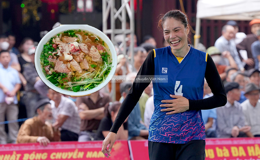 Giải bóng chuyền hội làng Quan Độ: Cơn mưa tiền thưởng và... phở