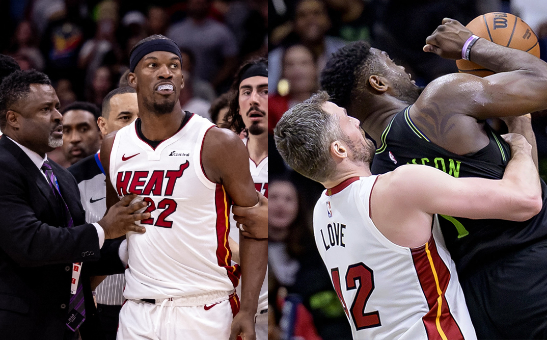 Xô xát tại NBA: Jimmy Butler nằm trong số 4 cầu thủ bị đuổi trận Miami Heat gặp Pelicans