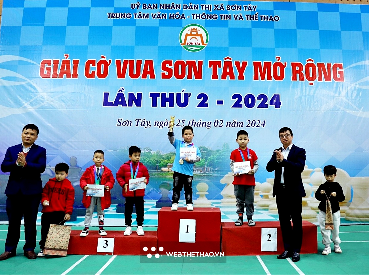 Giải Cờ vua Sơn Tây mở rộng lần II thu hút số VĐV kỷ lục, áp dụng tính hệ số elo quốc tế