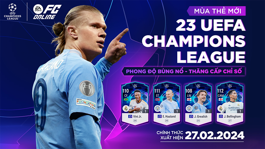 Những cầu thủ đáng chú ý nhất mùa 23 UCL FC Online Những cầu thủ đáng chú ý nhất mùa 23 UCL FC Online