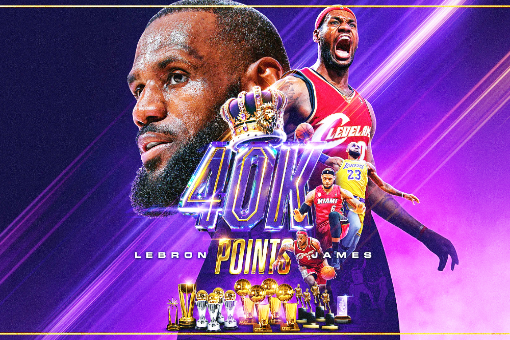 40 thống kê nhân dịp LeBron James cán mốc 40.000 điểm: Ngả mũ trước huyền thoại NBA (kỳ 1)