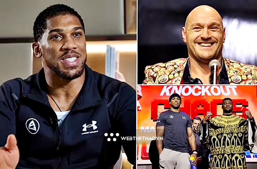 Anthony Joshua "xếp hạng" Francis Ngannou ngay trước ngày so găng
