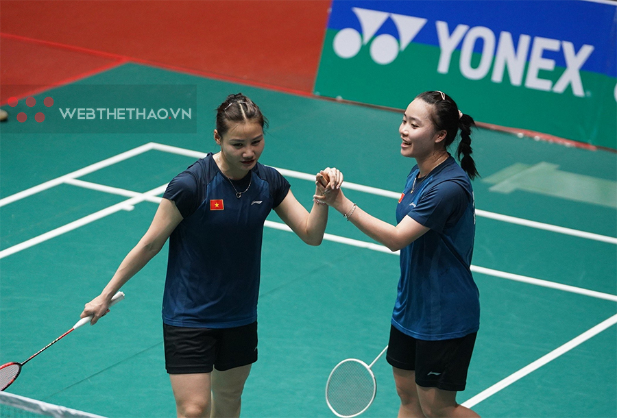 Đôi nữ Việt Nam ngược dòng cảm xúc, tiến vào vòng 2 CIPUTRA HANOI Vietnam International Challenge 2024.