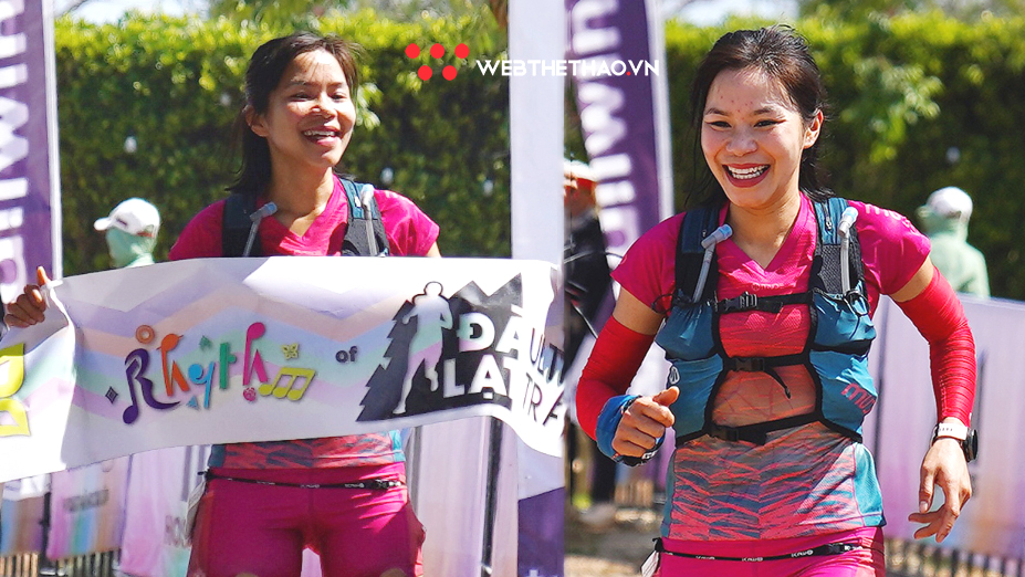 Hà Thị Hậu không có đối thủ tại cự ly 112km nữ, vẫn tươi tắn ở vạch đích Dalat Ultra Trail 2024