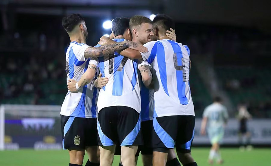 Argentina đ&aacute;nh bại Mexico với b&agrave;n thắng ngoạn mục tr&ecirc;n h&agrave;nh tr&igrave;nh tới Olympic 2024