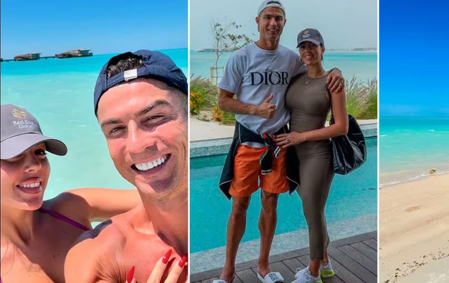 Hình ảnh về kỳ nghỉ thiên đường của Cristiano Ronaldo và Georgina Rodriguez