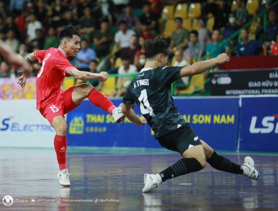Futsal Việt Nam hòa đội bóng đến từ châu Đại dương