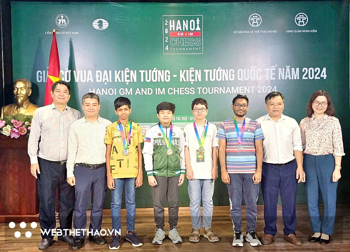 Đầu Khương Duy thăng hoa ở giải Cờ vua Đại kiện tướng - Kiện tướng quốc tế Hà Nội