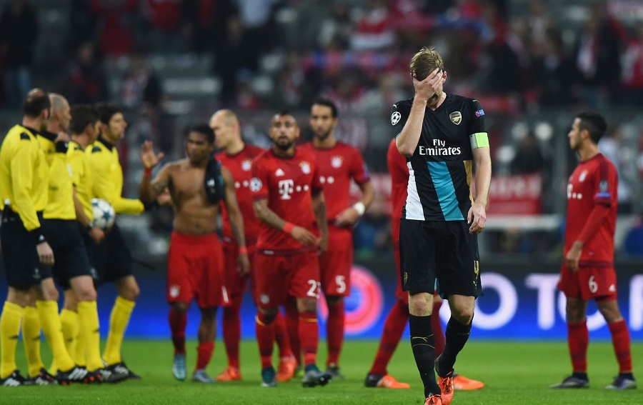 Lịch sử đối đầu Arsenal vs Bayern Munich ở Champions League