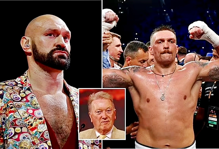 Tyson Fury được "chỉ dẫn" cách đánh bại Usyk trước thềm họp báo