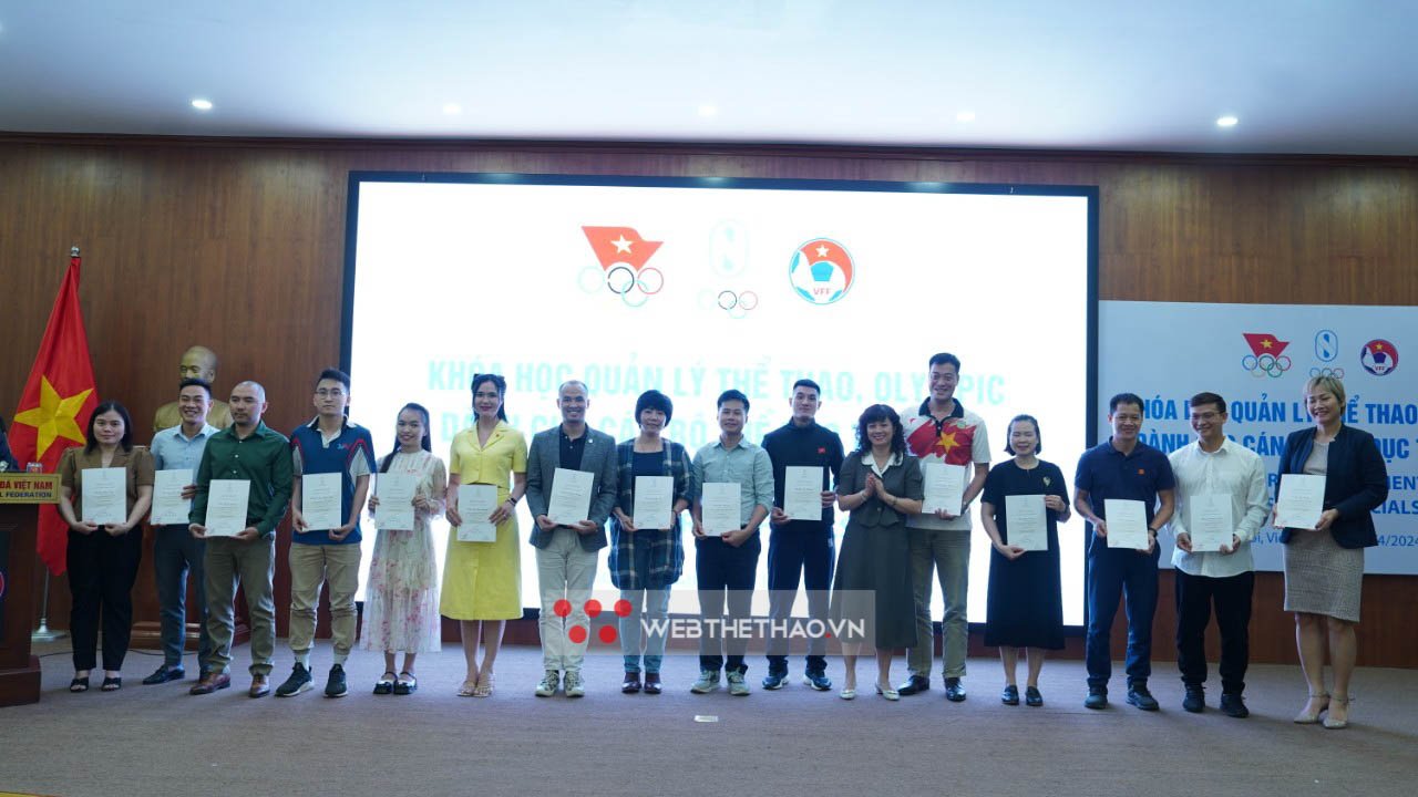 Kết thúc Khoá học quản lý Thể thao, Olympic năm 2024