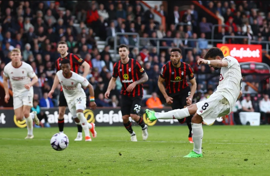 Kết quả MU vs Bournemouth: Fernandes lập cú đúp, Quỷ đỏ vẫn không thắng