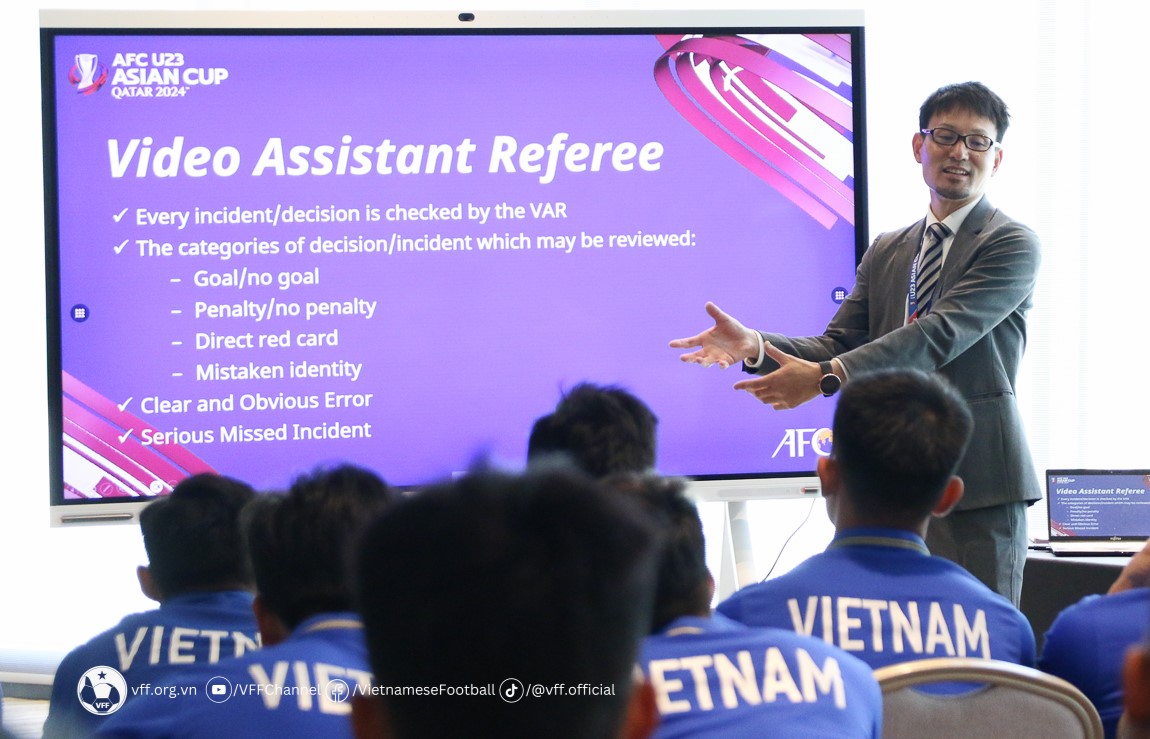 U23 Việt Nam trải nghiệm công nghệ đặc biệt ở VCK U23 châu Á 2024