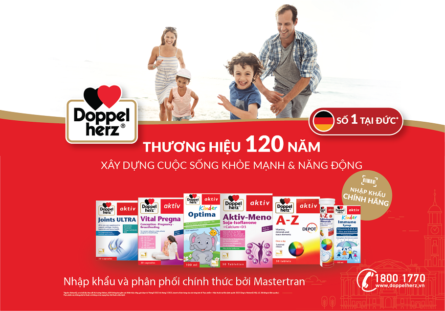 Doppelherz - thương hiệu vitamin và khoáng chất số 1 tại Đức