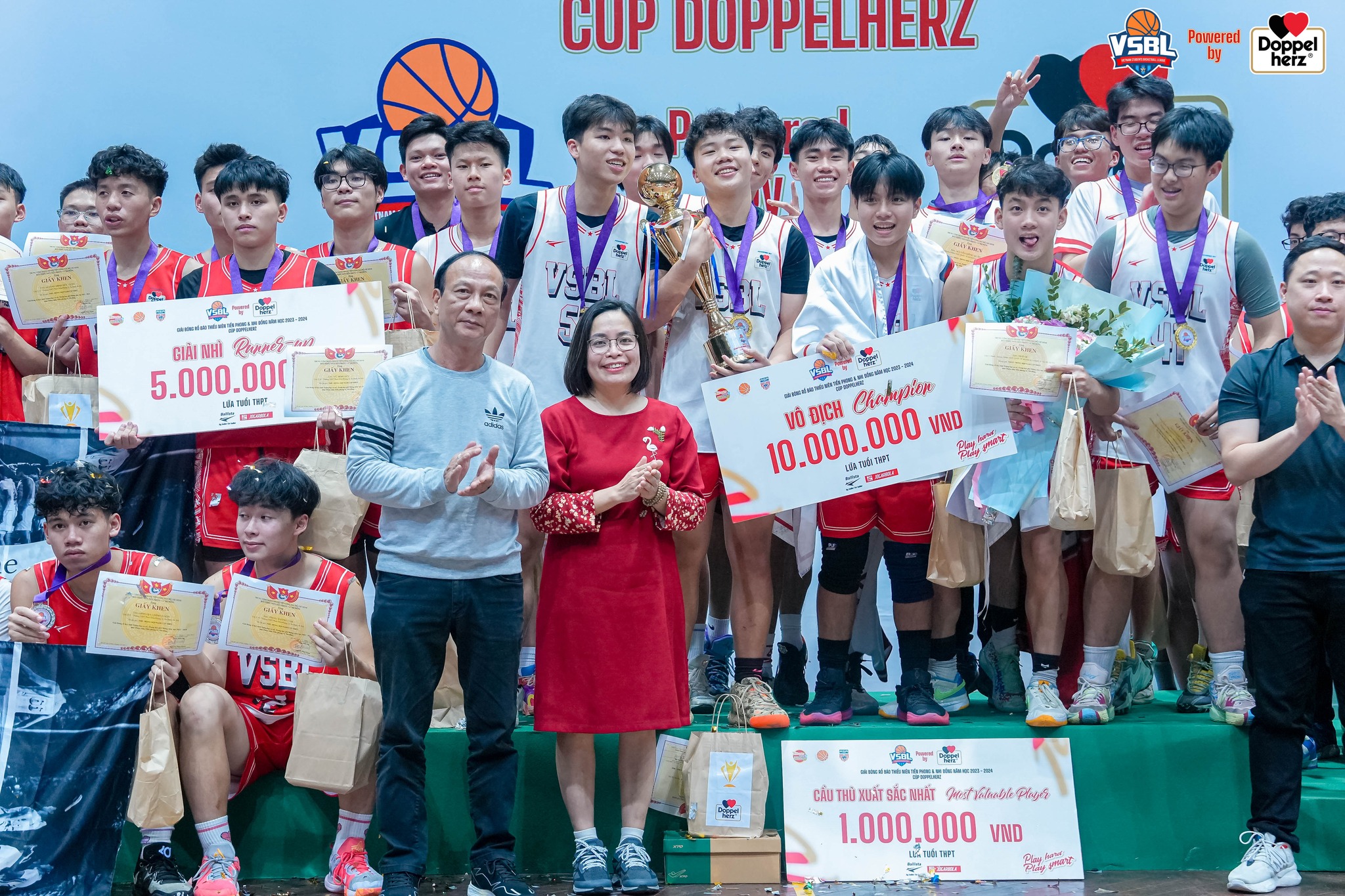 Quy mô và cơ cấu giải thưởng VSBL - Cúp Doppelherz 2023-2024