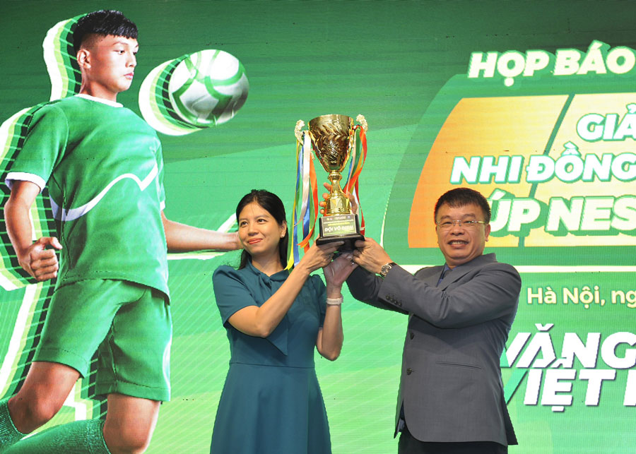 Giải bóng đá Nhi đồng U11 toàn quốc Cúp Nestle Milo 2024 quy tụ 50 đội bóng