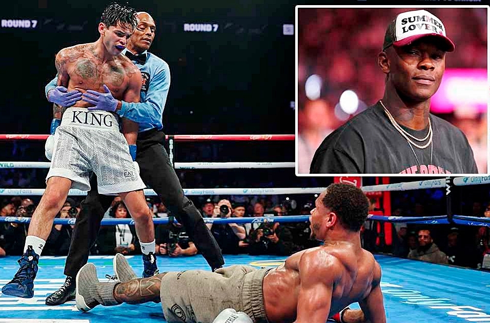 Devin Haney thua đau trước Ryan Garcia khiến Israel Adesanya mất nửa tỷ đồng tiền cược