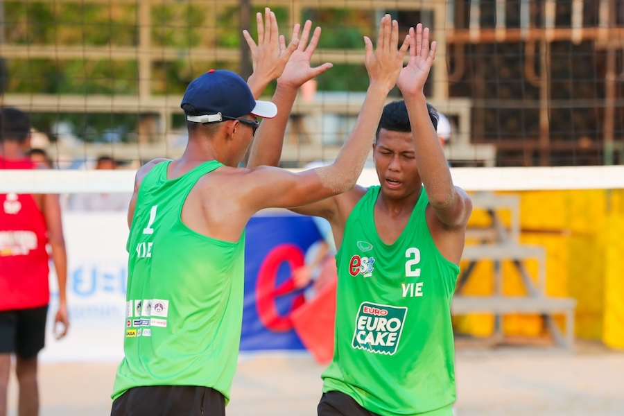 Trực tiếp Chung kết bóng chuyền bãi biển U19 Đông Nam Á: Việt Nam đại chiến Thái Lan Trực tiếp Chung kết bóng chuyền bãi biển U19 Đông Nam Á: Việt Nam đại chiến Thái Lan