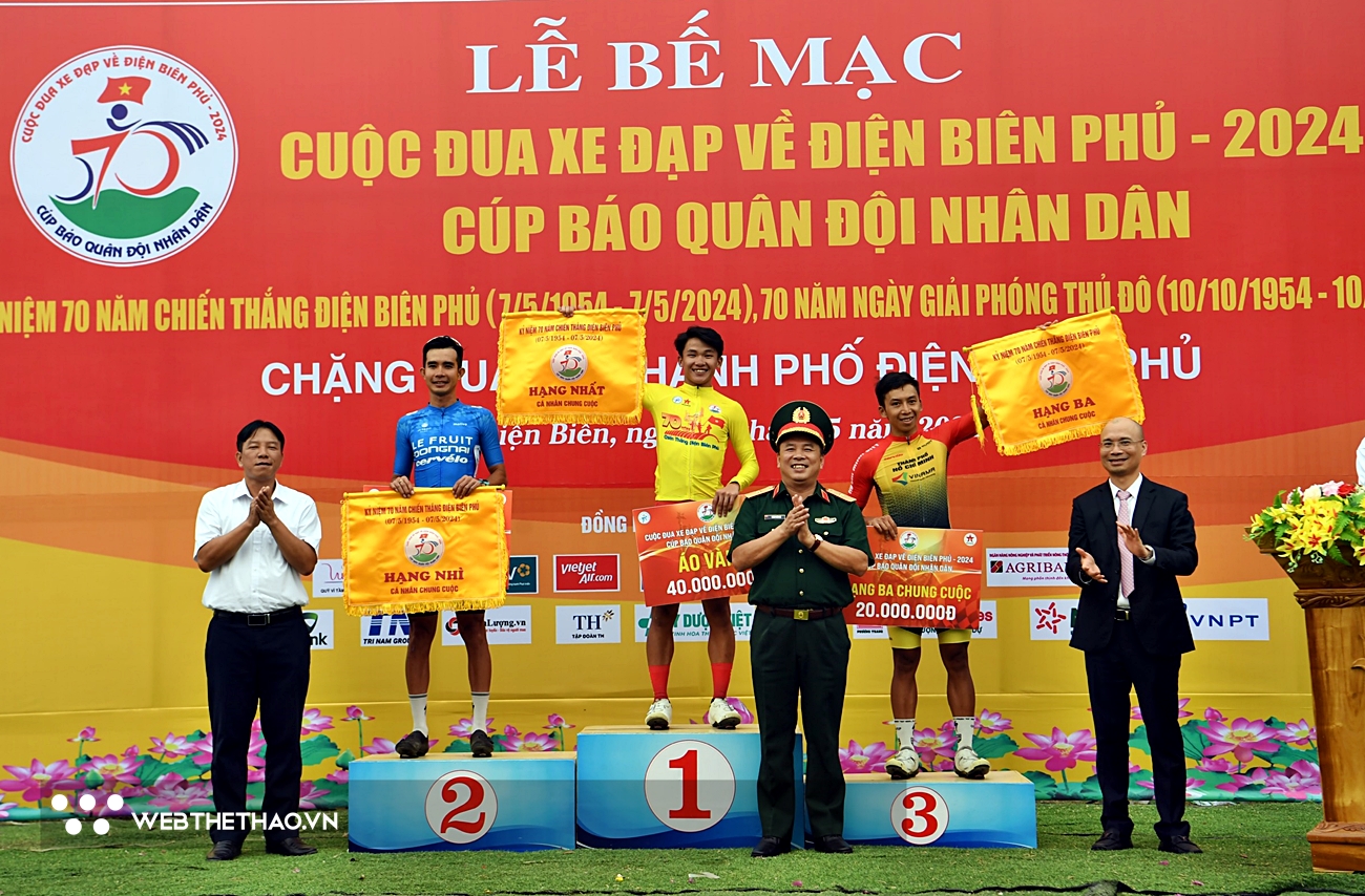 Phạm Lê Xuân Lộc lập kỷ lục ở chặng hạ màn cuộc đua về Điện Biên Phủ 2024
