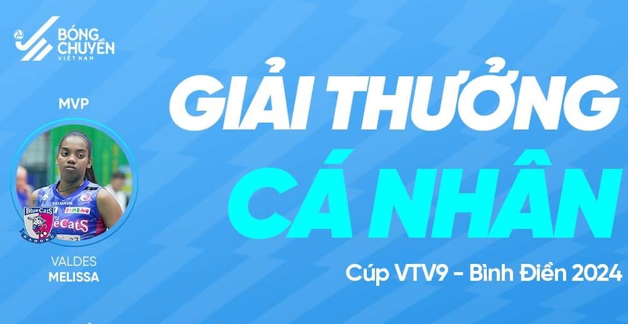 Trao giải cá nhân cúp bóng chuyền VTV9 Bình Điền: Gọi tên Chen, Valdes, Bích Tuyền