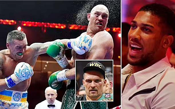 Anthony Joshua sẽ chen ngang Tyson Fury vs Usyk ở trận thống nhất đai kinh điển mới