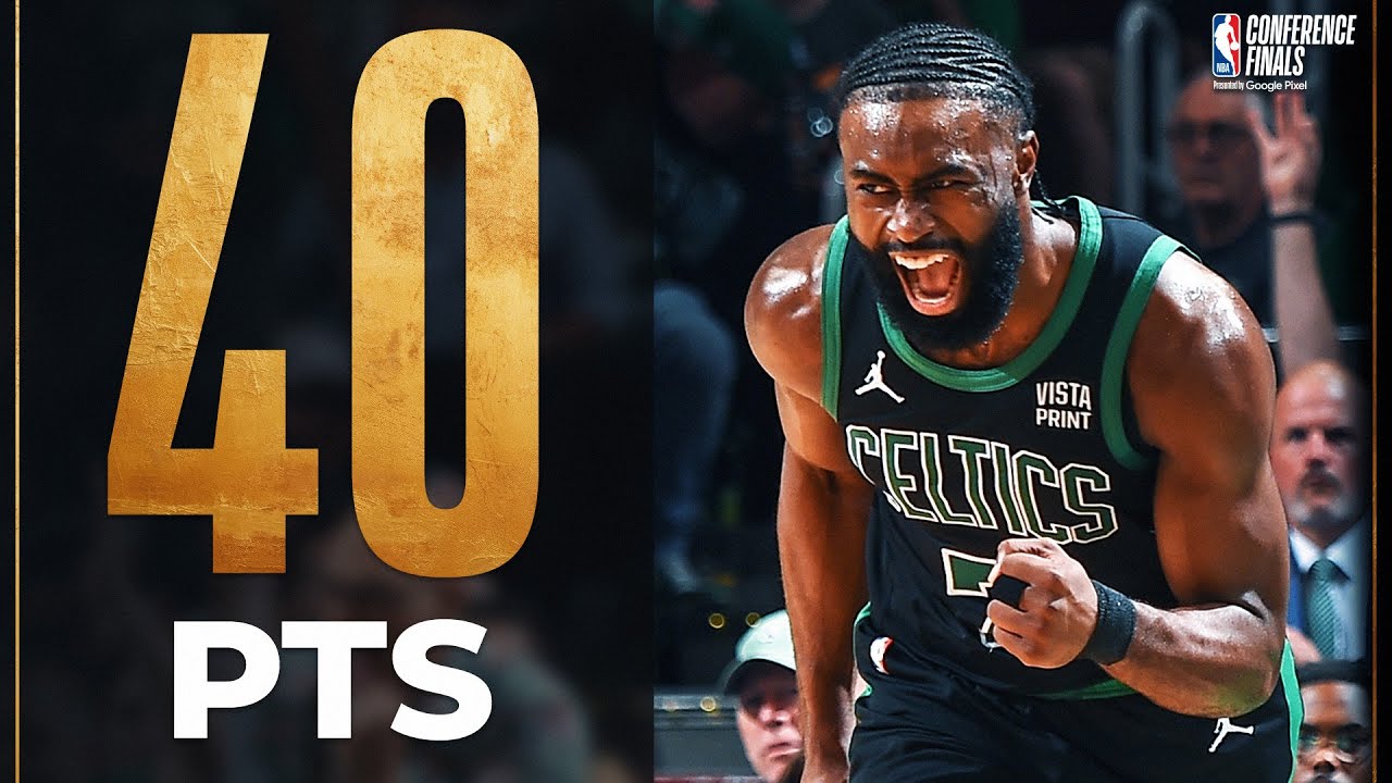 Jaylen Brown ghi 40 điểm, Celtics bảo vệ lợi thế sân nhà ở Chung kết miền Đông NBA Playoffs 2024